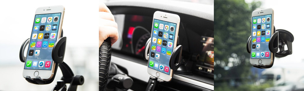 Quntis(TM) Windshield Dashboard Car Holder Cradle